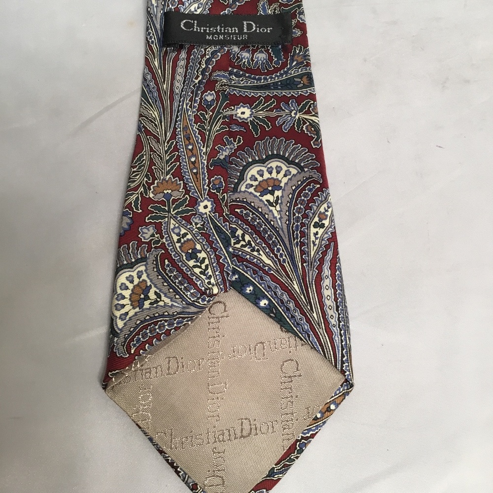 DIOR GENTLEMAN SILK NECK TIE - Picture 2 of 3